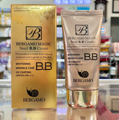 Kem nền BB cream tinh chất từ ốc sên BERGAMO MAGIC SNAIL B.B CREAM SPF50