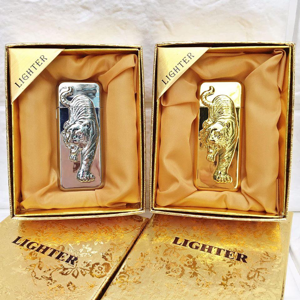 BẬT LỬA GAS ĐÁ HÌNH CỌP VÀNG, CỌP BẠC (CÓ HỘP) - (XÀI GAS) - Gia Phú Store