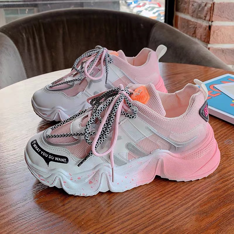 Giầy nữ Thể Thao Sneaker CLDB Phẩy Sơn Thời Trang Trẻ (shophanhan)