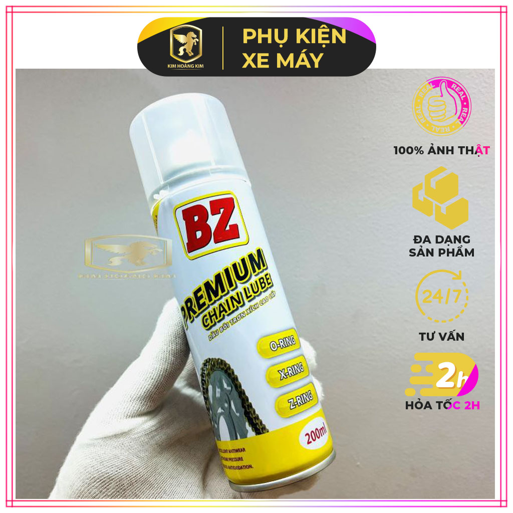 Xịt sên bz cao cấp premium chain blue 200ml , uy tín, chất lượng, mua ngay
