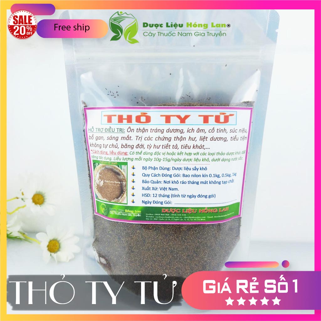 [FreeshipMAX] ✅[THƯỢNG HẠNG] 100g Thỏ Ty Tử đẹp loại 1 - (Hàng chính hãng)