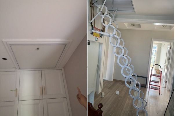 [HCM]Thang xếp gọn thông minh - Thang gác mái
