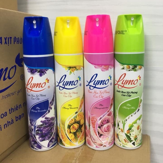 Xịt Phòng Hương Nước Hoa Lymo 330ml (giao màu ngẫu nhiên)