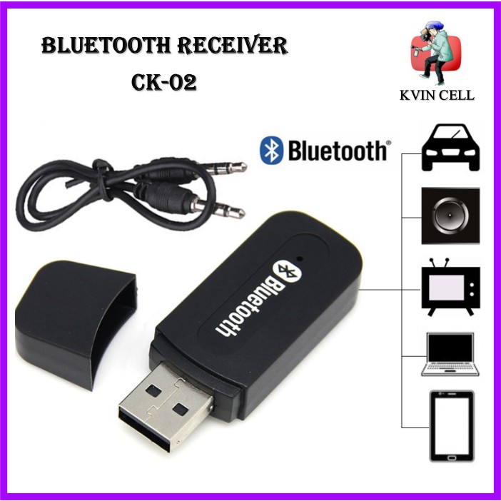 [HCM]USB Bluetooth BT360USB 3.5mm giá rẻ - biến loa thường thành loa bluetooth thích hợp sài với amply lớn, Car bluetooth audio receiver BT-360 USB wireless stereo music