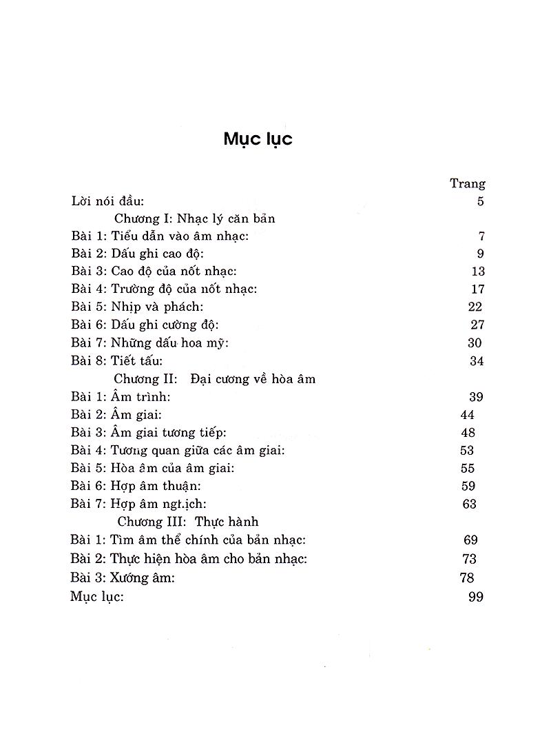 Nhạc Lý Căn Bản