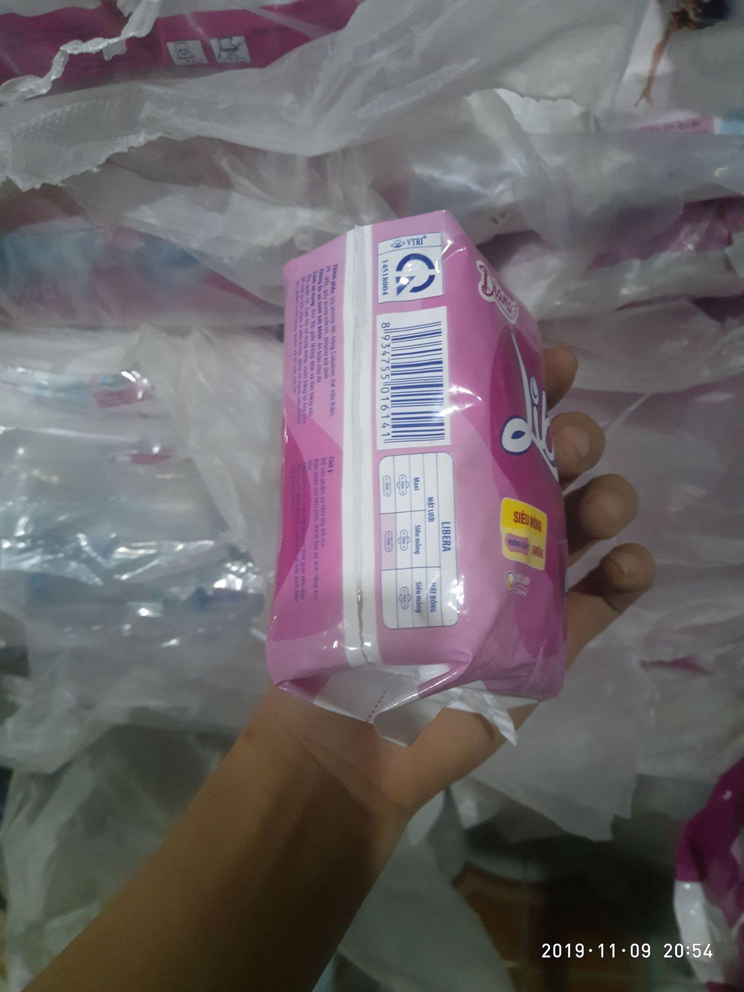 Combo 6 gói bvs Libera mỏng không cánh