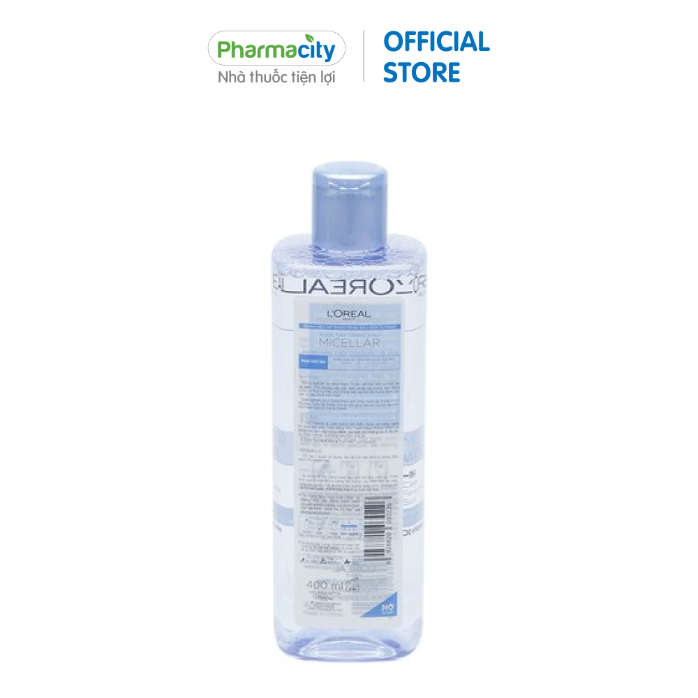 Nước tẩy trang tươi mát L'Oreal Micellar Water Refreshing (400ml)