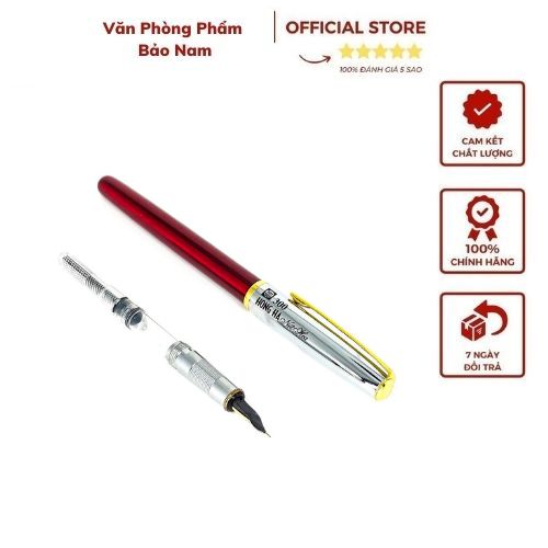 Bút máy nét hoa 300 Hồng Hà Chất lượng