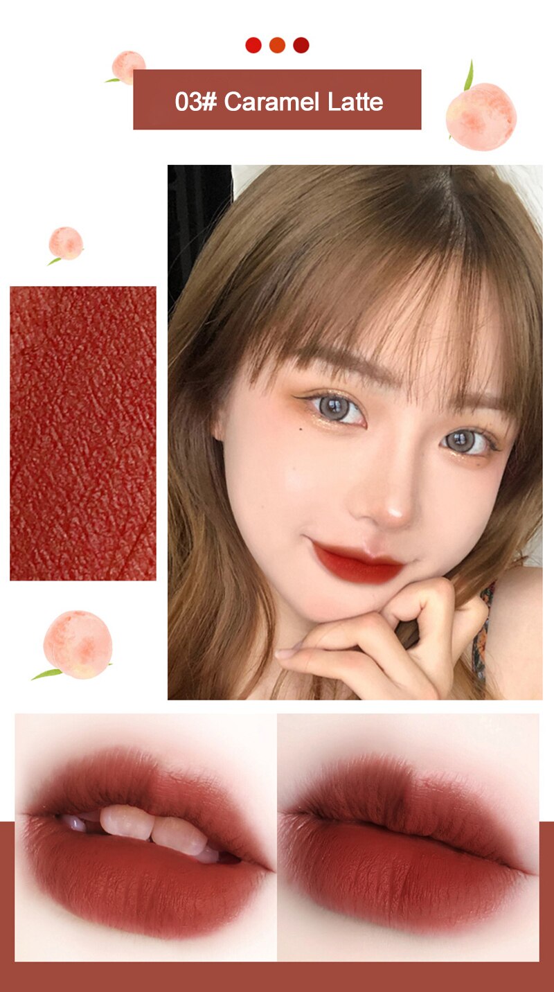 Son kem mờ lì Omga Peach