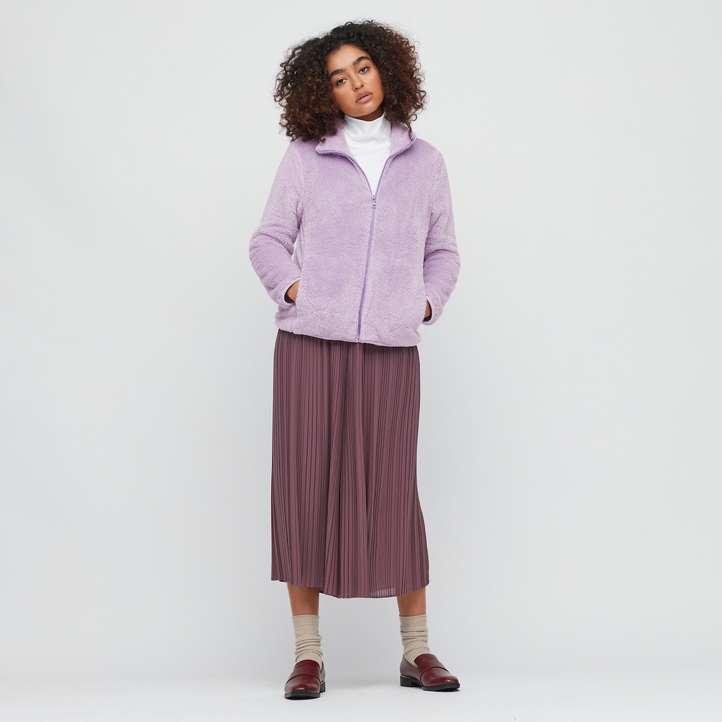 Áo khoác lông cừu 2 mặt nữ Uniqlo