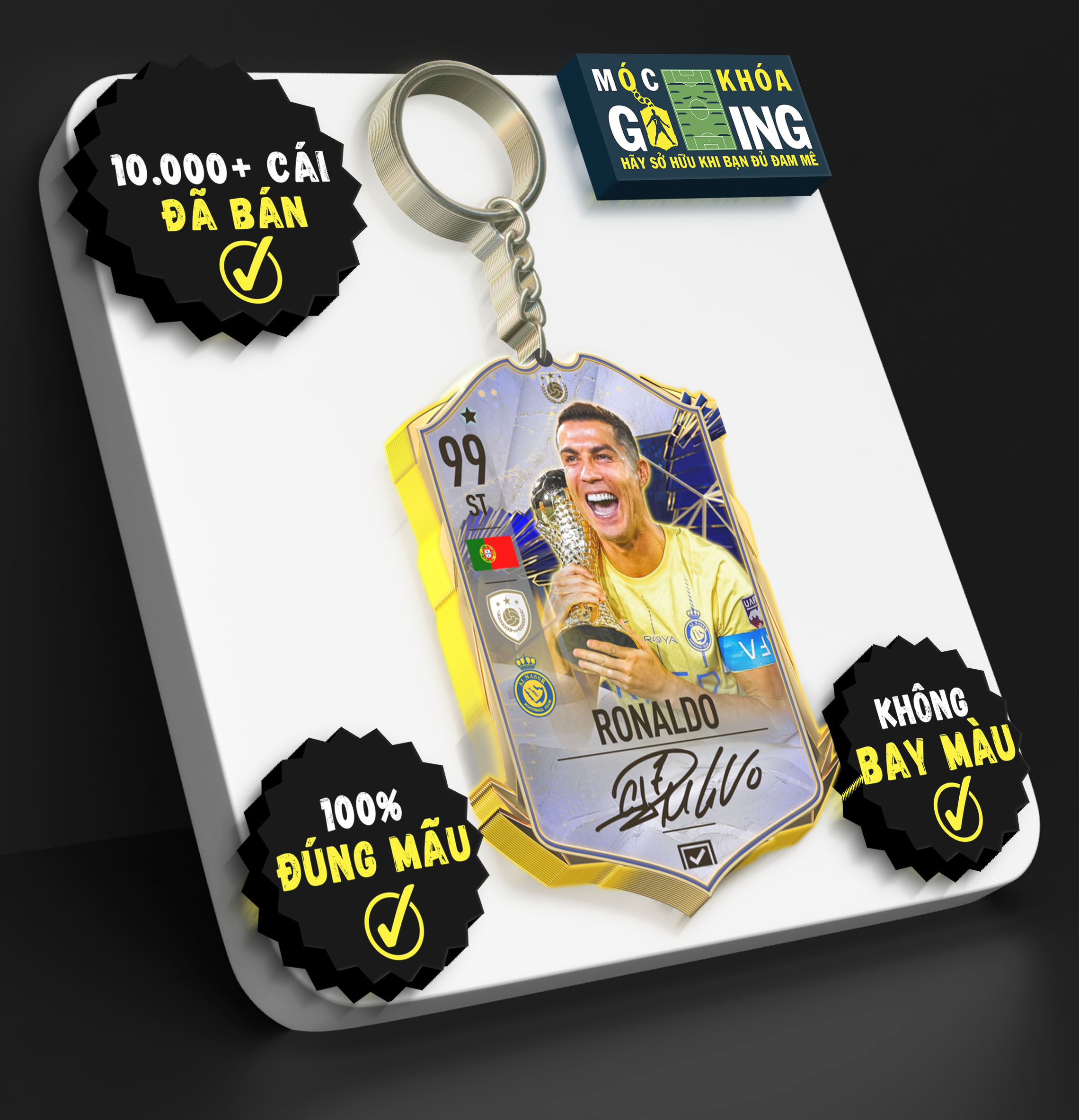 Móc Khóa Cristiano Ronaldo - Móc Khoá GAMING