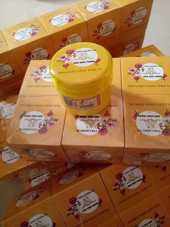 kích trắng colagen x3
