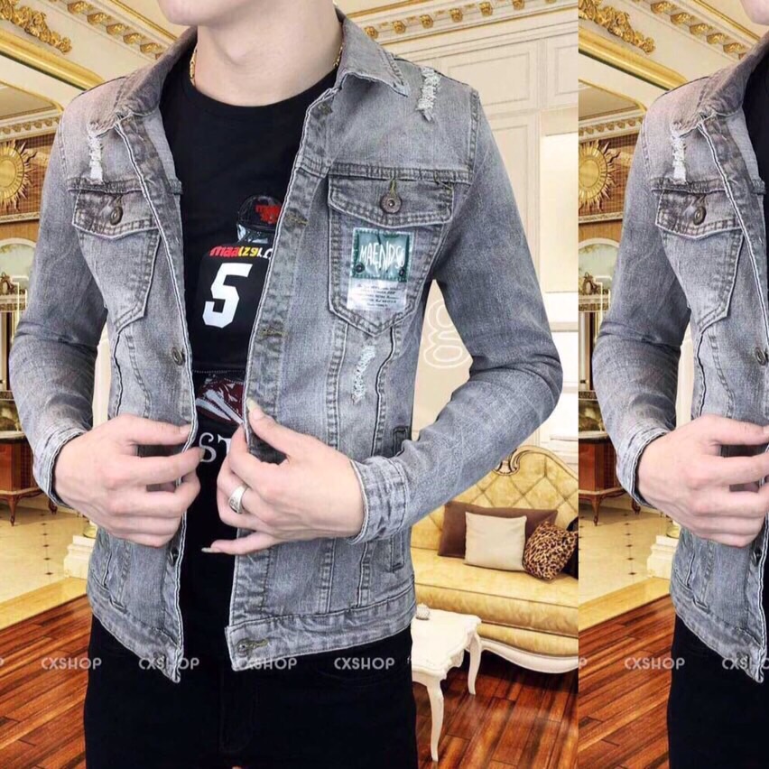 [HCM]Áo Khoát Jeans Nam Cao Cấp