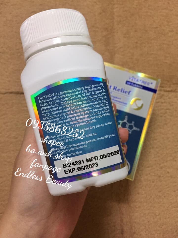 Vitatree Gout Relief 60 viên