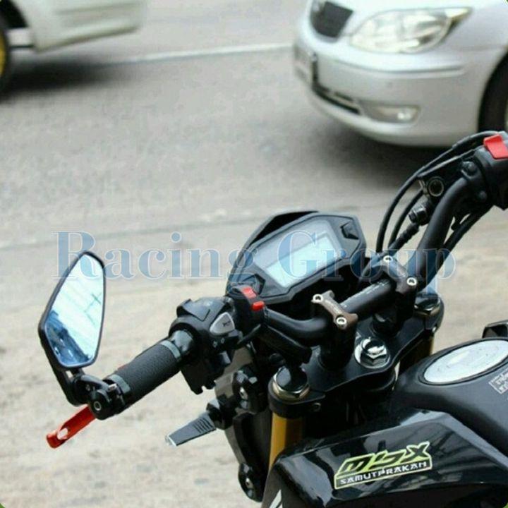 Gương gù chiếu hậu CRG dành cho xe máy (1 cặp màu bạc)