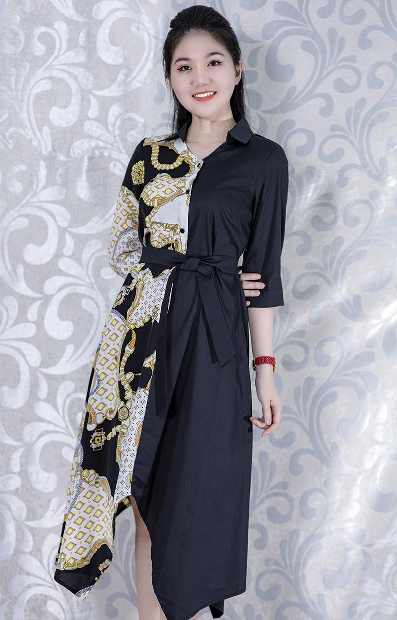 [HCM]XUKA - (CÓ HÌNH THẬT) ĐẦM SUÔNG TRUNG NIÊN ĐẸP DÁNG SUÔNG ĐI TIỆC DẠO PHỐ VÁY ĐẦM TRUNG NIÊN THANH LỊCH - ĐẦM XÒE CÔNG SỞ NỮ KIỂU ĐẦM XÒE CỔ SƠ MI PHỐI NÚT KÈM THẮT LƯNG - ĐẦM SƠ MI CAO CẤP CỘT EO 3125 3135 3306