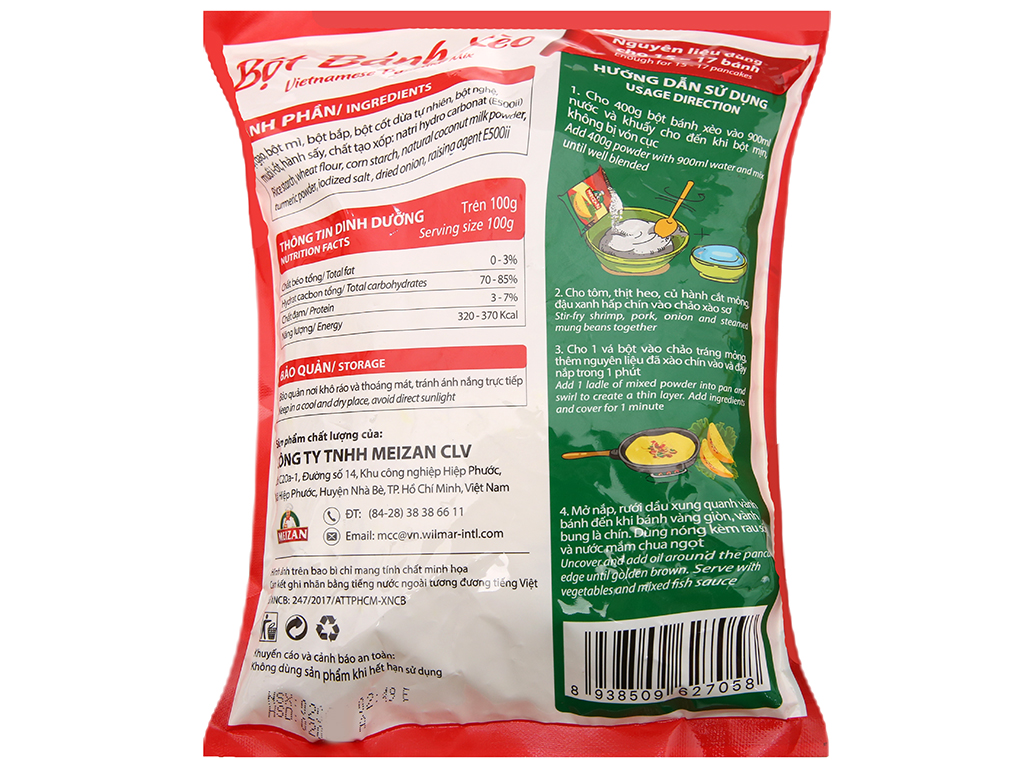 Bột bánh xèo Meizan 400g