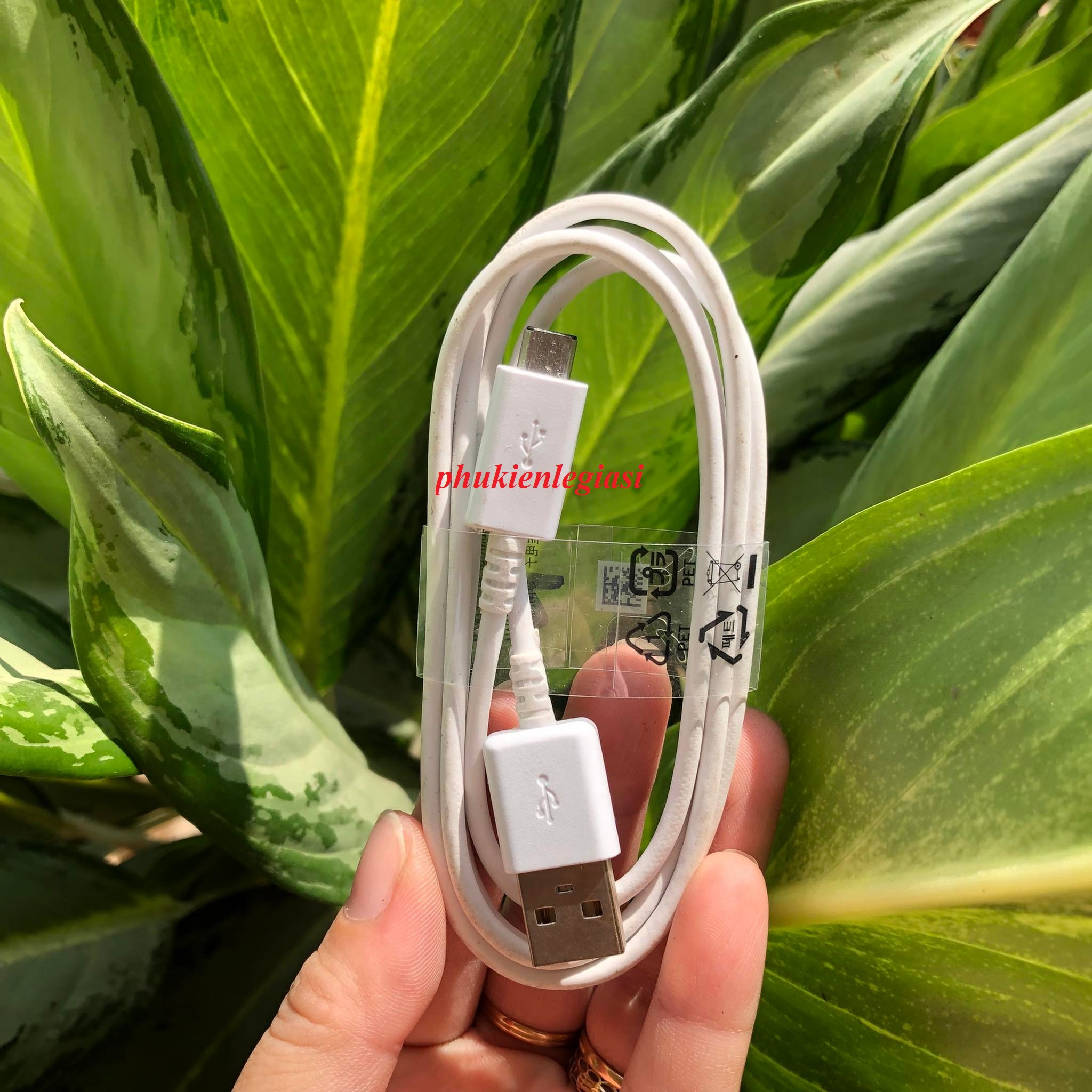 Cáp sạc note 2, note 4,0.8m zin