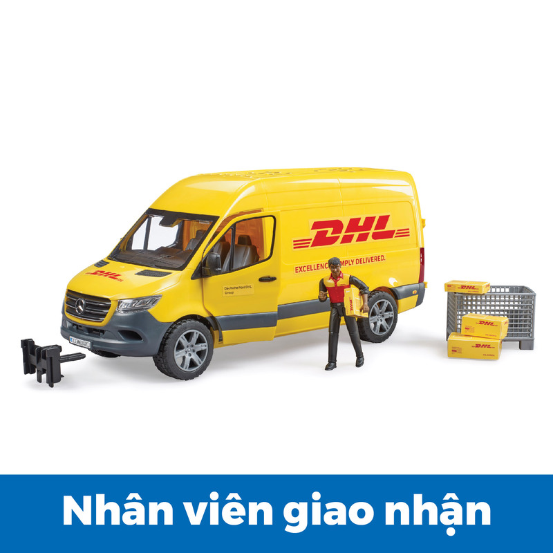 Đồ Chơi BRUDER Mô Hình Xe Chở Hàng Dhl BRU02671