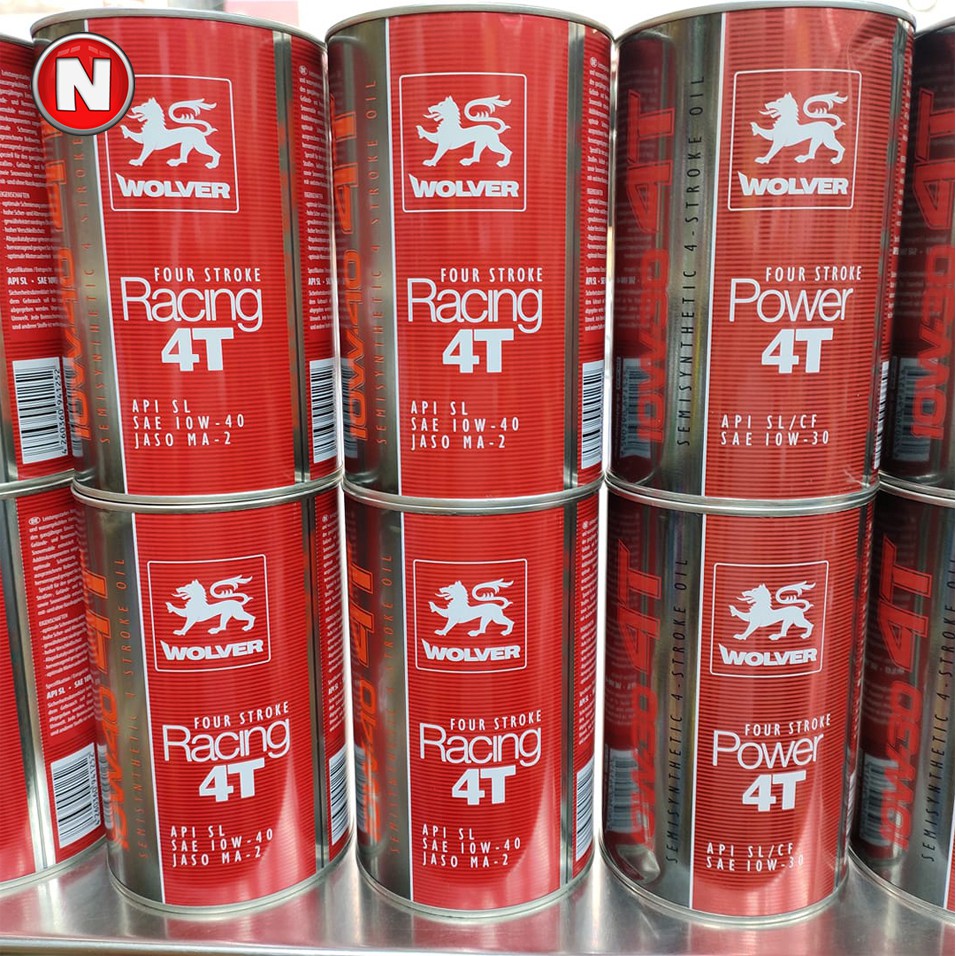 Nhớt tổng hợp wolver racing 10w40 nhớt xe máy/ xe côn tay wolver 10w40 nhiều dung tích khách chọn lựa phù hợp