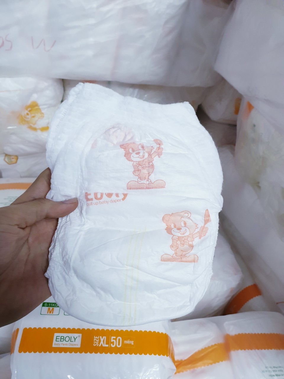 100 MIẾNG BỈM QUẦN EBOLY (siêu thấm hút)