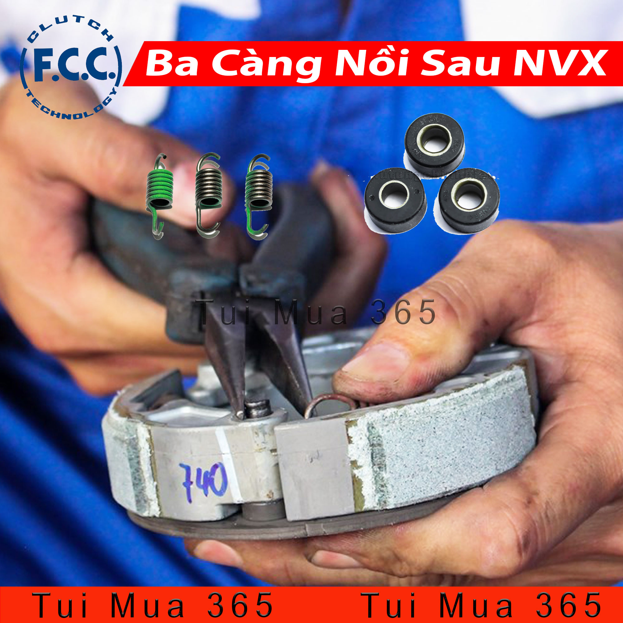 [HCM]Bố ba càng FCC Yamaha NVX 125 155cc
