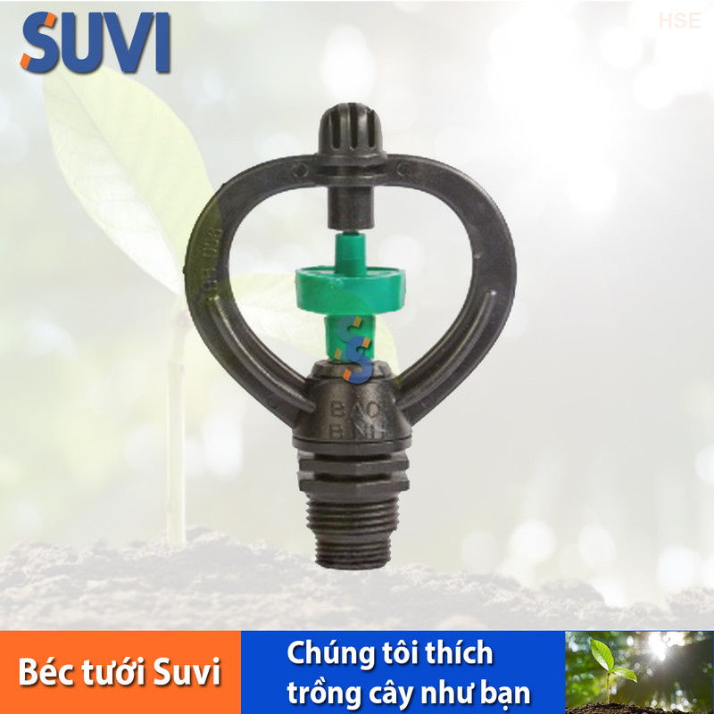 Béc thân xoay 2 tia ren ngoài 17 -21 bb 906