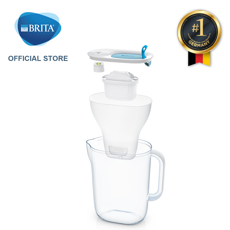 Brita Style Blue 2.4L Water Filter (with 1 Maxtra+ & Smartlight Filter Core Available) - Brand from Germany