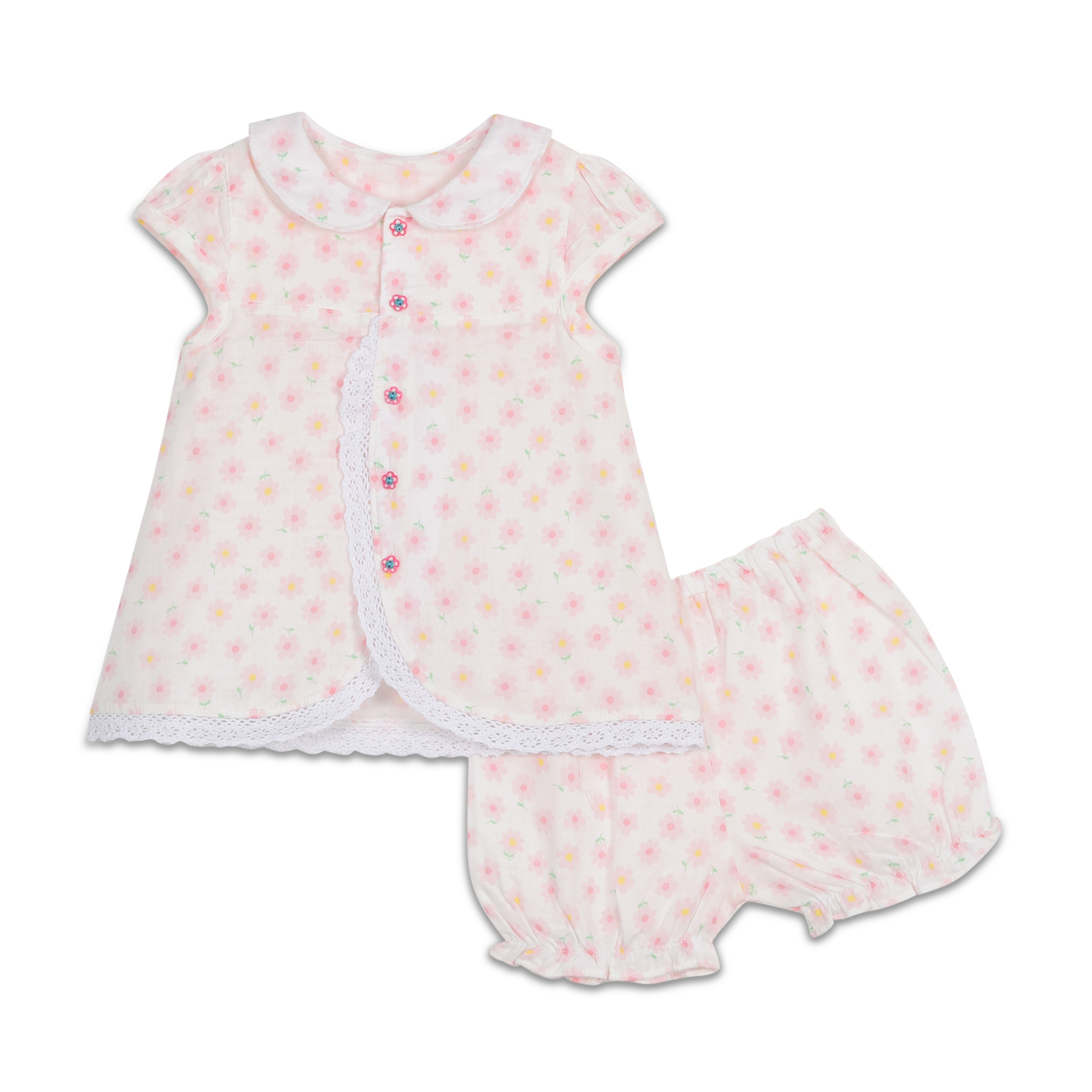 BỘ NGẮN BÉ GÁI VẢI NHẬT 1157- HELLO BB