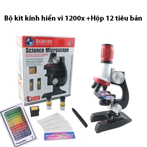 Bộ kính hiển vi trẻ em Science Microscope 1200x