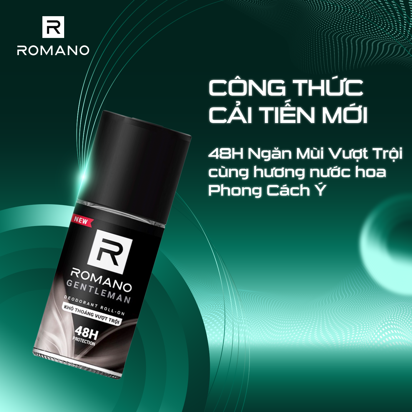 Lăn khử mùi Romano Gentleman 50ml