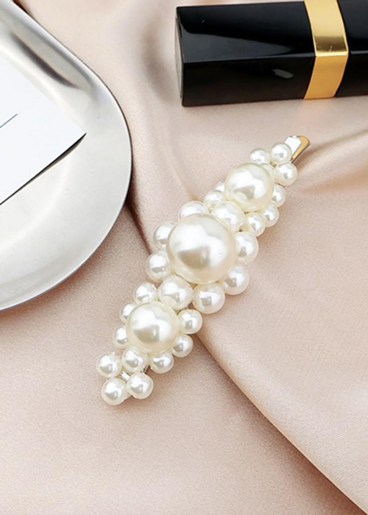 Set 3 kẹp tóc ngọc trai Hàn Quốc