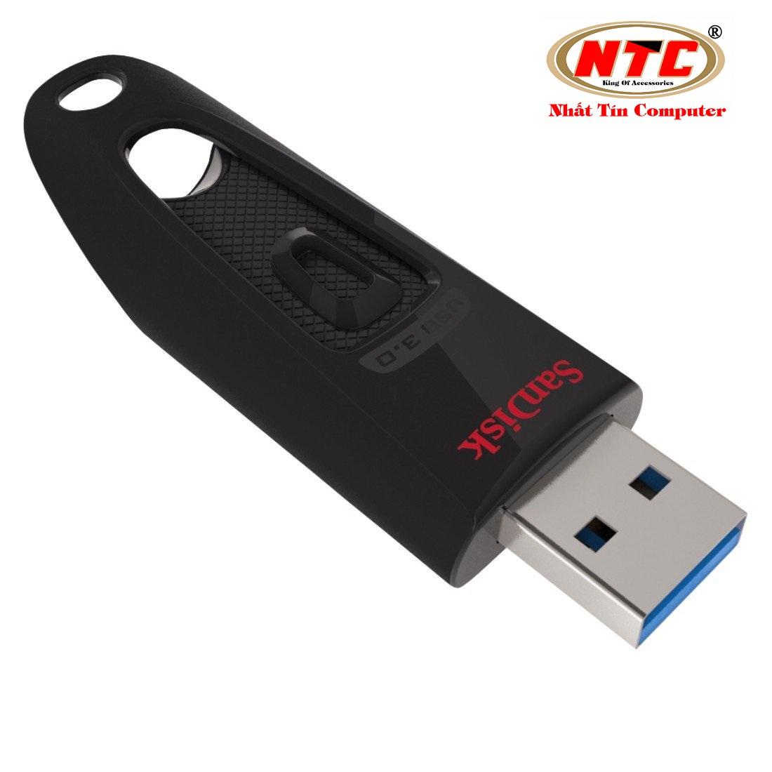 USB 3.0 SanDisk Ultra CZ48 256GB 100MB/s (Đen)