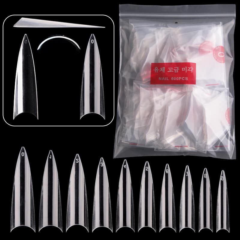 Móng nối nhọn, móng tip nhọn dài MOON NAIL