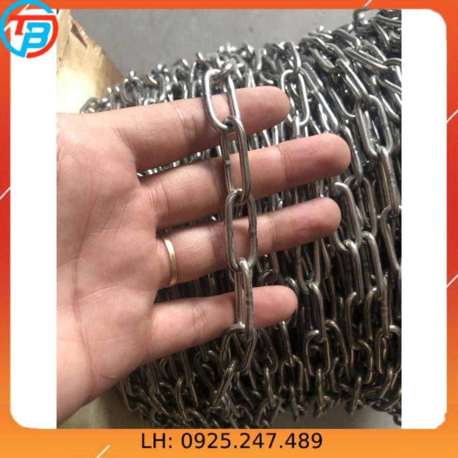 Dây xích INOX 304 Phi [ 6mm ] CÁP THÉP Thái Bình Vina