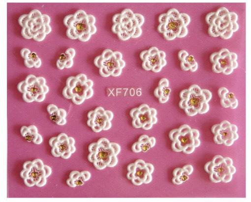 [HCM]Bộ 10 Miếng Dán Mỏng Tay 3D