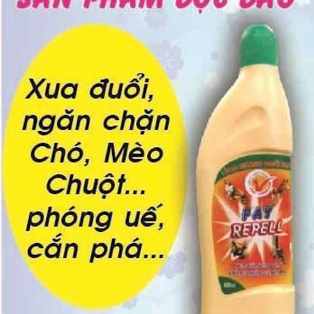 Dung dịch ngăn ngừa thú phóng uế, cắn phá đồ trong nhà - Fay Repell 200ml-cách HIỆU QUẢ nhất xua đuổi chó mèo