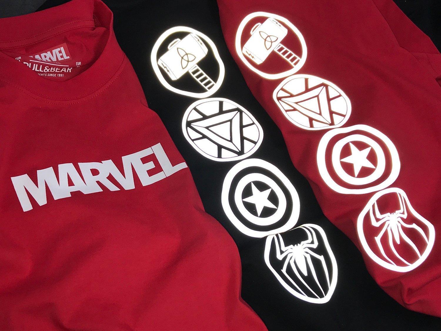 [HCM]ÁO THUN PHẢN QUANG MARVEL NAM NỮ