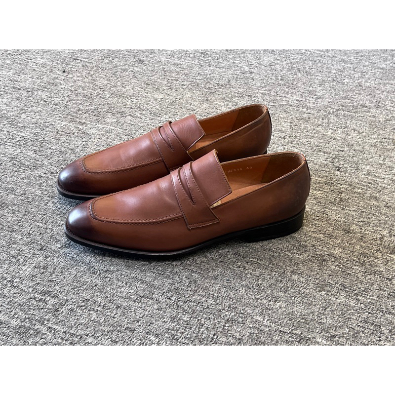 Giày Lười Loafer Đế Da Khâu Goodyear Cao Cấp