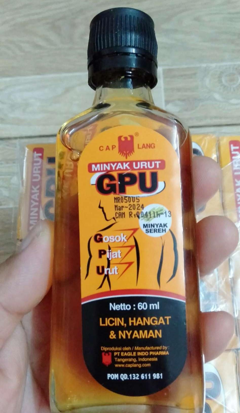 Combo 3 chai Dầu xoa bóp GPU