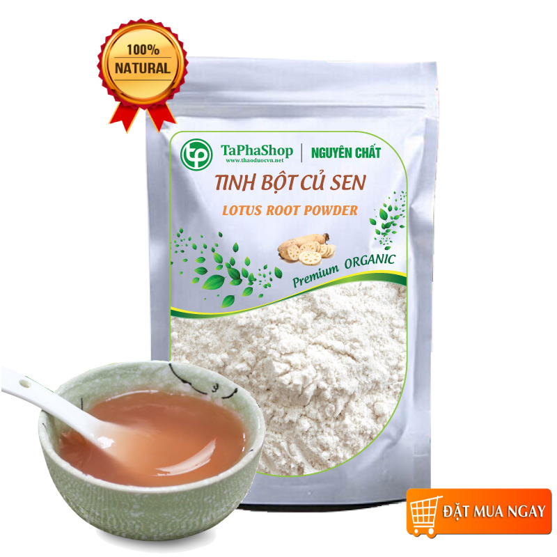 Tinh bột củ sen 100g - tấn phát