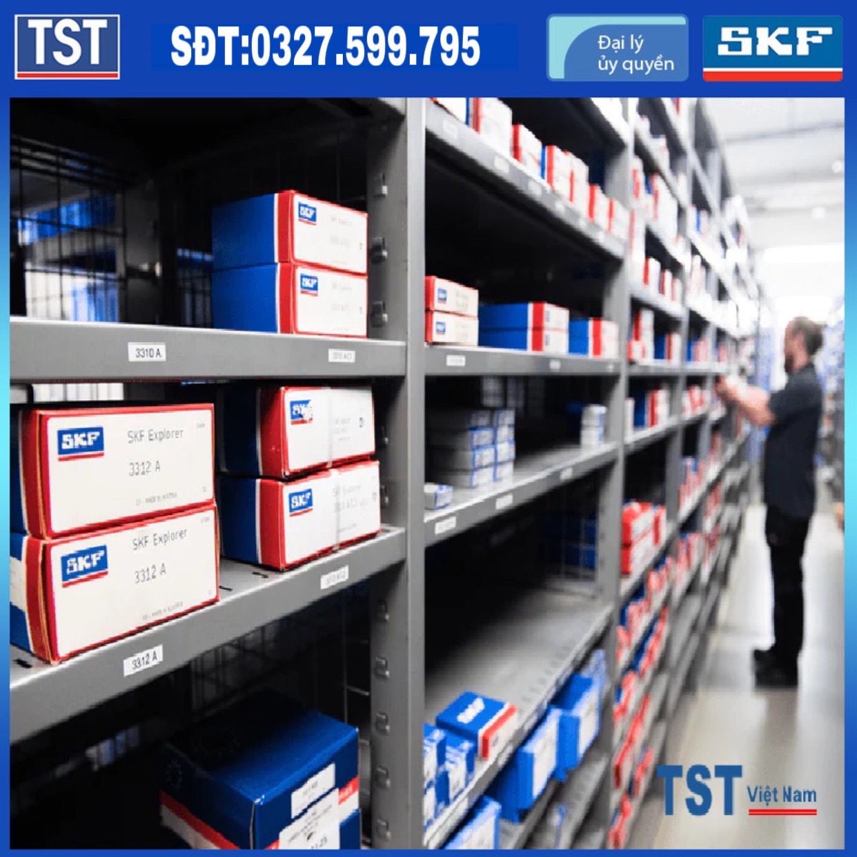 Vòng bi bạc đạn SKF 32206 (Chính hãng 100%)