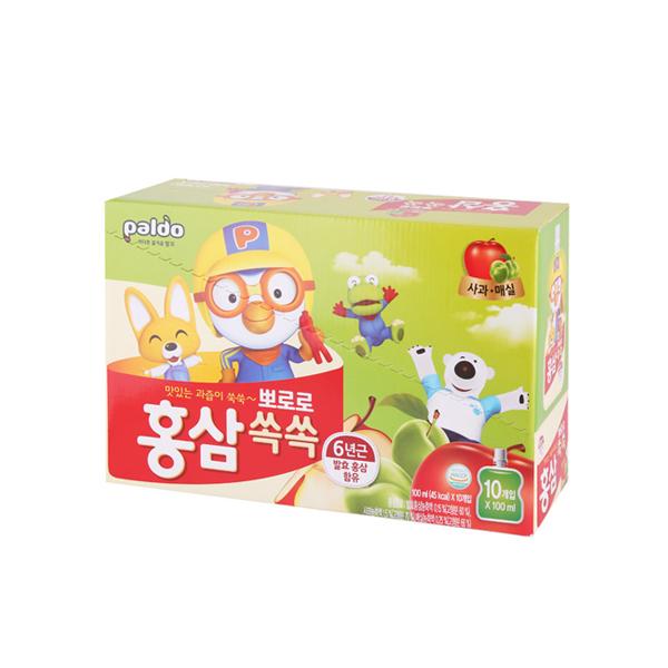 Nước Hồng Sâm Paldo Pororo Vị Táo 100ml