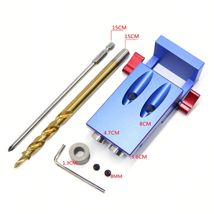 Bộ cữ khoan chéo bằng hợp kim nhôm cao cấp - cữ khoan gỗ