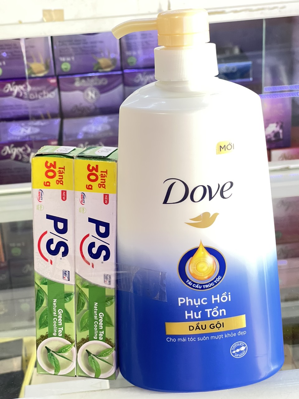 Dầu gội/xả dove phục hồi hư tổn 610g/640g