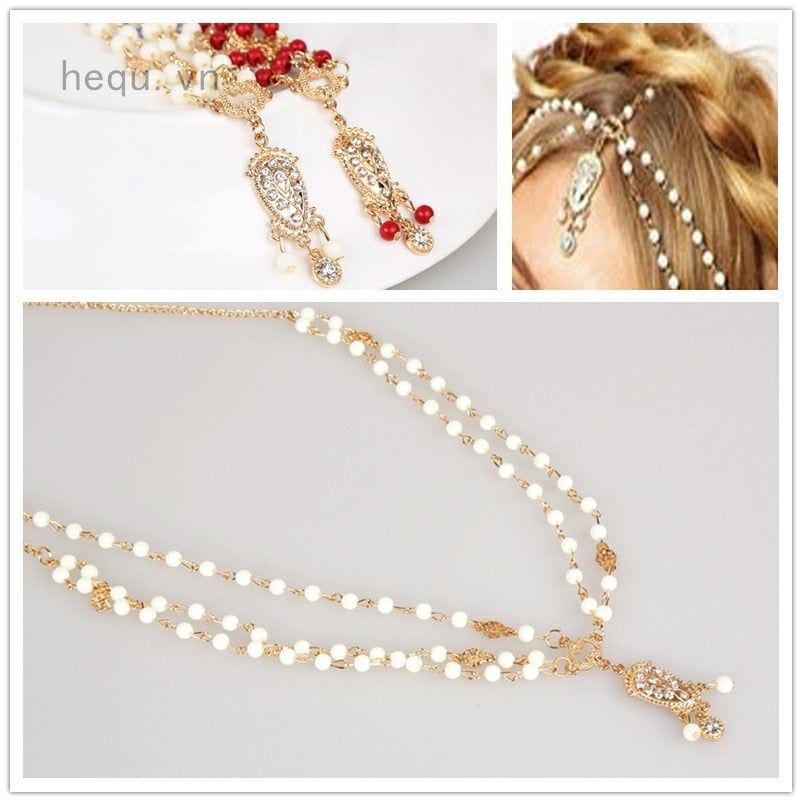 Headchain Đội Đầu Phong Cách Boho Vintage