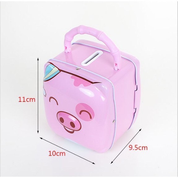 Két sắt mini hình con lợn ngộ nghĩnh dành cho bé