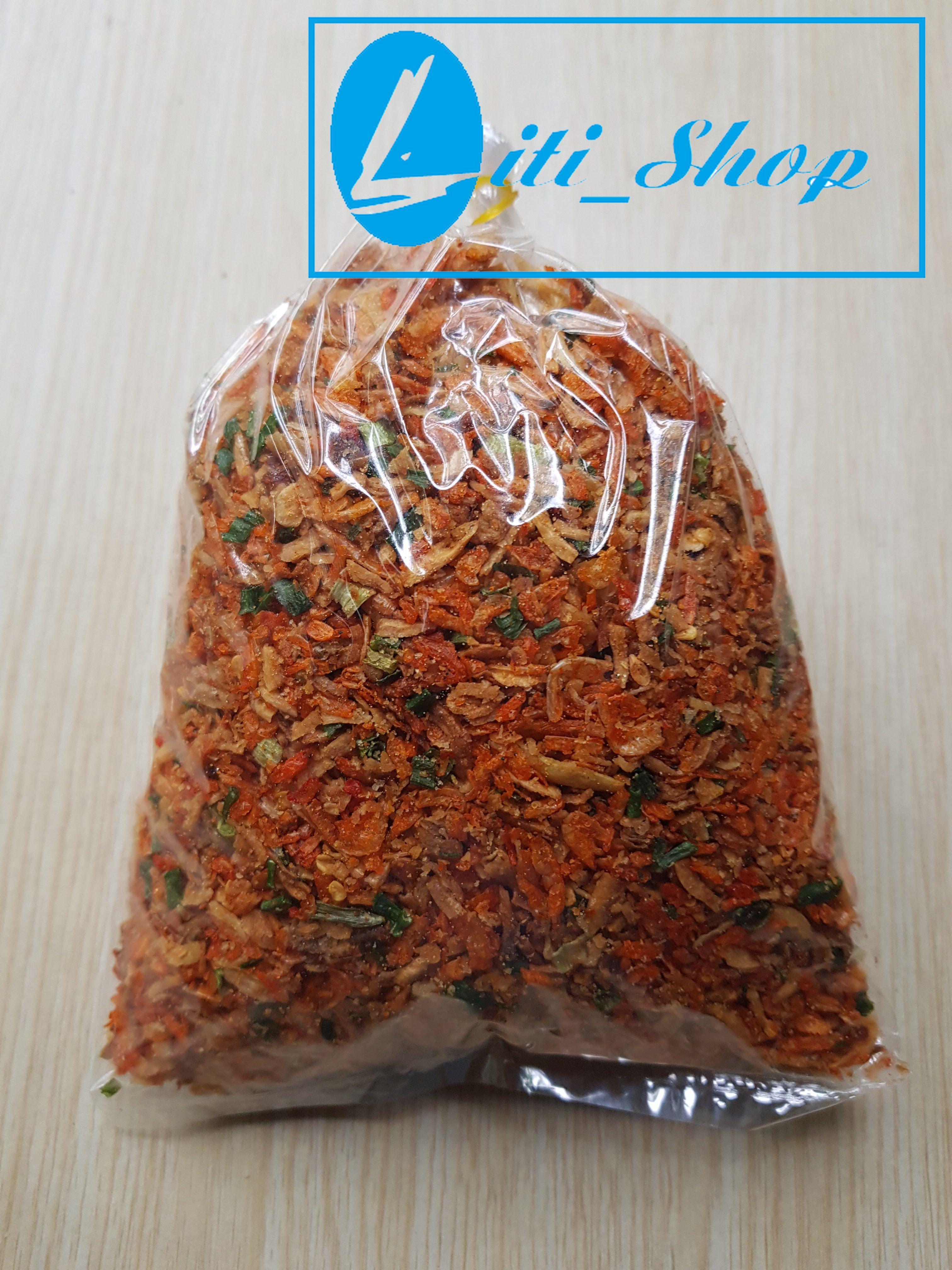 Hành phi-Ruốc sấy-Muối tôm 500Gr