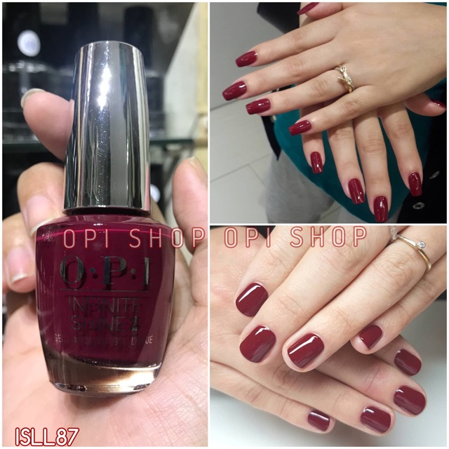 Sơn Móng Tay Opi - Sơn Nắp Bạc Siêu Bóng (ISLL87)