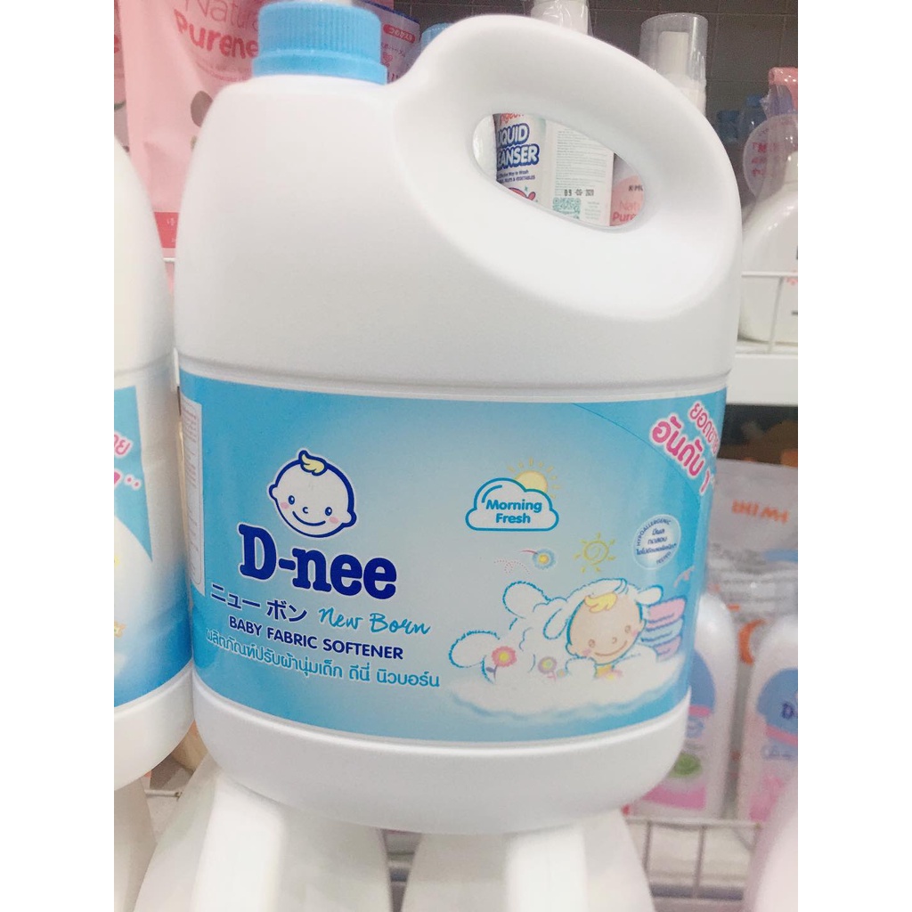 Nước xả Dnee can 2800ml  ( màu hồng / xanh lá / xanh dương / tím / trắng )